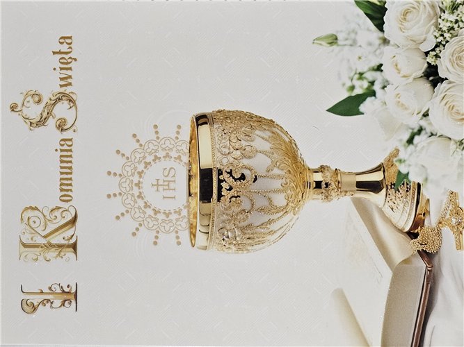 Pamiątka pierwszej Komunii Świetej   12 cm *17 cm 17306044841