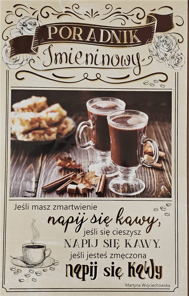 Kartki imieninowe Kartki na imieniny Karnety  13 cm *20,4 cm 15469032780
