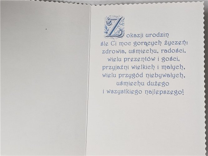Kartki urodzinowe dla dziecka 11,7 cm *16,5 cm 15484114448