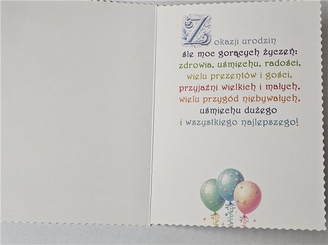 Kartki urodzinowe dla dziecka 11,7 cm *16,5 cm 15539954909