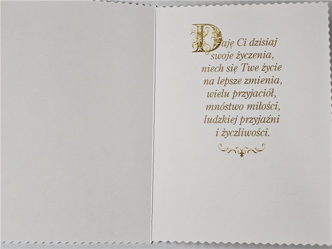 Kartki urodzinowe kartka urodzinowa 11,7 cm *16,5 cm 15539970023