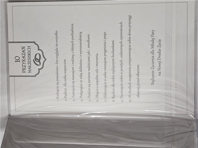 pamiątka na ślub, kartka na ślub, pocztówka ślubna 13 cm *20,4cm 15576715131