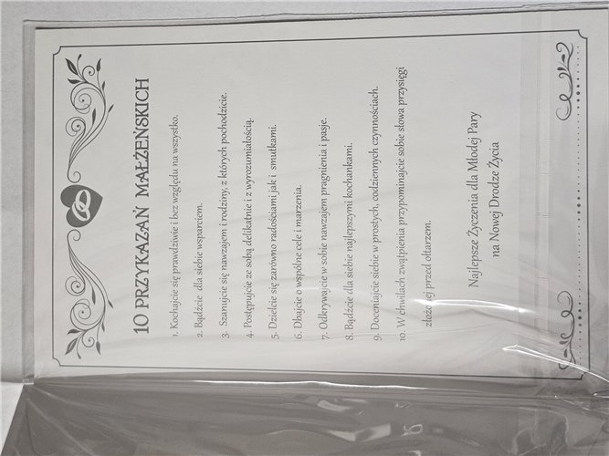 pamiątka na ślub, kartka na ślub, pocztówka ślubna 13 cm *20,4cm 15576716677