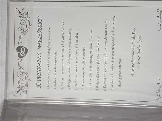 pamiątka na ślub, kartka na ślub, pocztówka ślubna 13 cm *20,4cm 15576718114