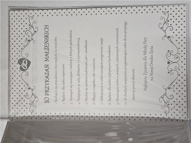 pamiątka na ślub, kartka na ślub, pocztówka ślubna 13 cm *20,4cm 15576719472