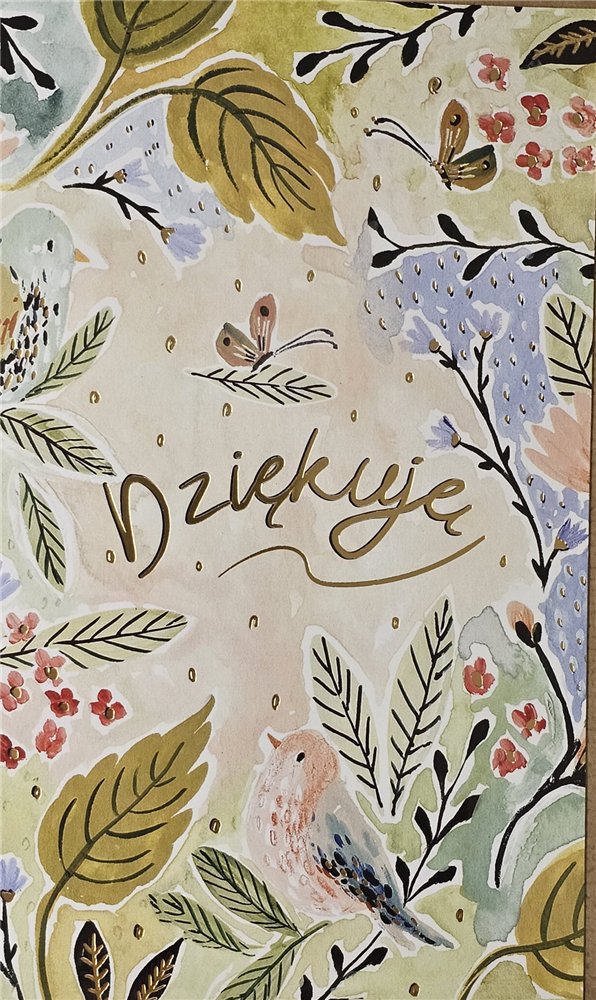 Kartki z okazji podziękowanie, okolicznościowe   13 cm *20,5 cm 15748139803