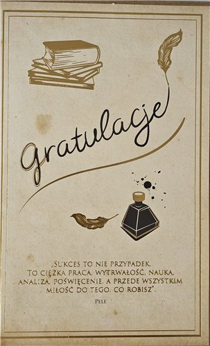 Kartki z okazji gratulacji /gratulacje 13 cm *20,5 cm 15748154333