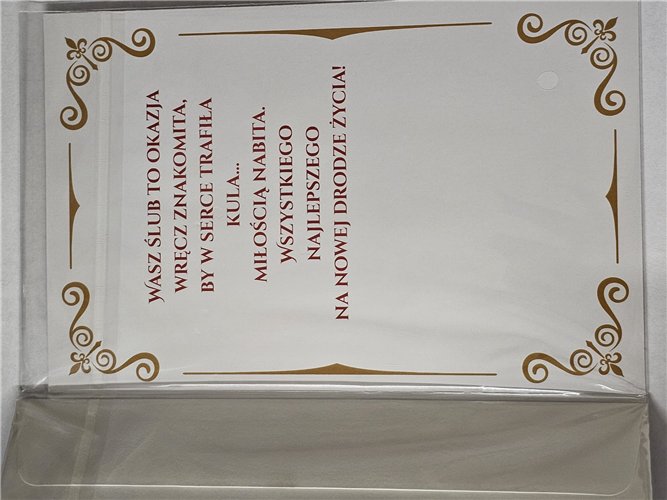 pamiątka na ślub, kartka na ślub, pocztówka ślubna 13 cm *20,4cm 15748187824