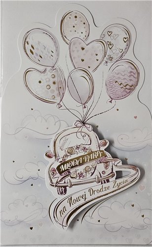 pamiątka na ślub, kartka na ślub, pocztówka ślubna 13 cm *20,4cm 15748246100