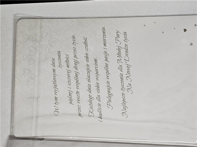 pamiątka na ślub, kartka na ślub, pocztówka ślubna 13 cm *20,4cm 15748249397