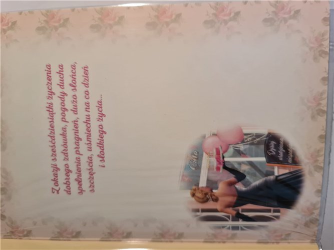 kartka urodzinowa na 60 lat sześćdziesiąte urodziny 15,5 cm *22 cm 15807365742
