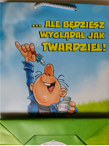 ŚMIESZNA TOREBKA PREZENT 30 lat trzydzieści 16,5 x 24,7 x 7,5 cm  15892463034