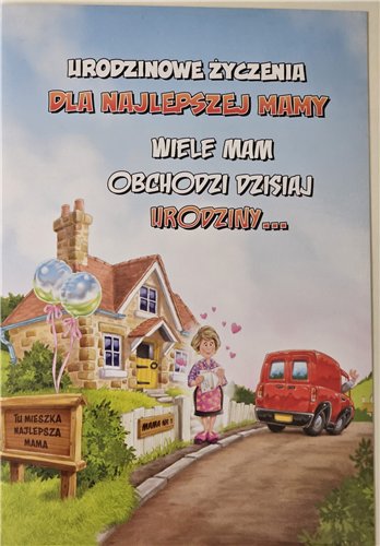 Kartki urodzinowe kartka urodzinowa WESOŁE Zabawna  15,5 cm *22 cm 15897544411