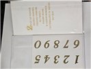 Kartki urodzinowe z wymienną cyfrą kartka urodzinowa 10,5 cm *21,5 cm 16092819302