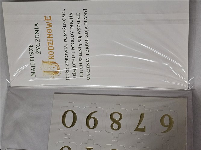 Kartki urodzinowe z wymienną cyfrą kartka urodzinowa 10,5 cm *21,5 cm 16092855836