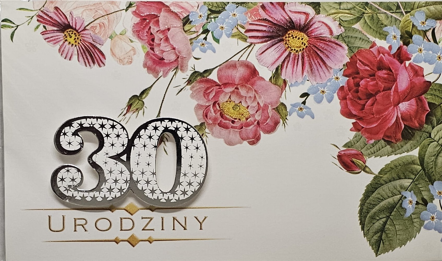 kartka urodzinowa na 30 lat 11,4 cm *19 cm 16092890194 kartka urodzinowa na 30 lat 11,4 cm *19 cm 16092890194