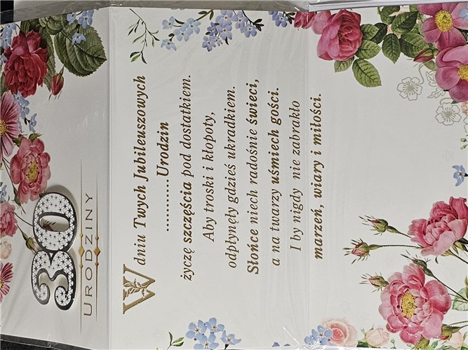 kartka urodzinowa na 30 lat  11,4 cm *19 cm 16092890194
