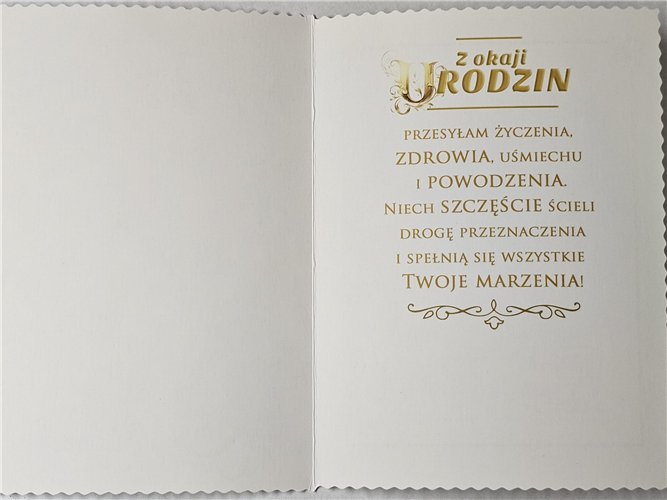 Kartki urodzinowe kartka urodzinowa 12 cm *16,5 cm 12805642963