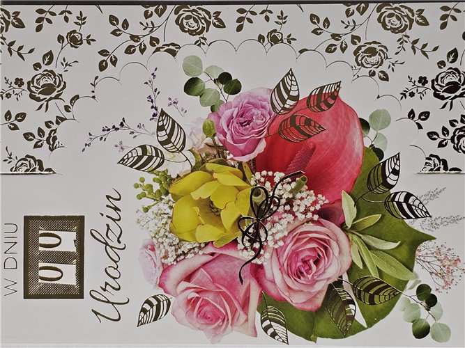 Kartki urodzinowe z wymienną cyfrą kartka urodzinowa   11,5 cm *16,5 cm 16617167301