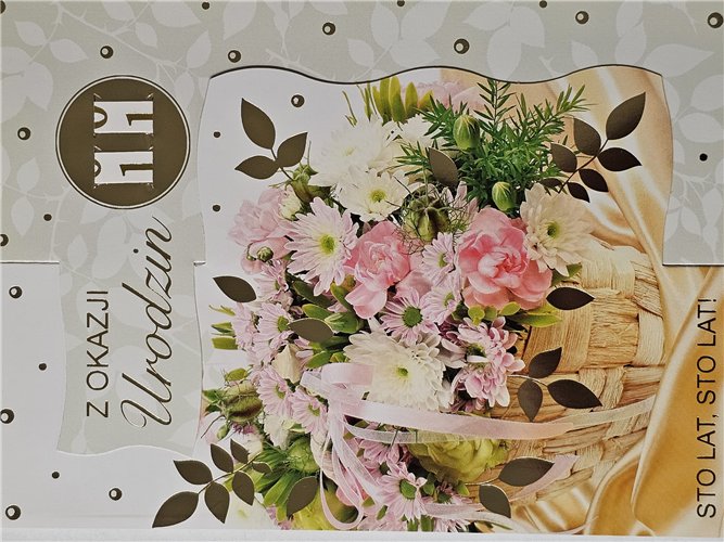 Kartki urodzinowe z wymienną cyfrą kartka urodzinowa   11,5 cm *16,5 cm 16617177859