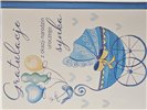GRATULACJE Z OKAZJI NARODZIN DZIECKA 11,7 cm *16,7 cm 16632274268