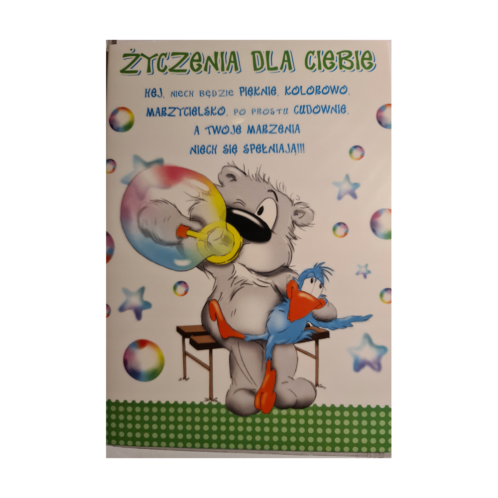 Kartki urodzinowe kartka urodzinowa WESOŁE Zabawna 11,7 cm *16,5 cm  10017267416 16897829444