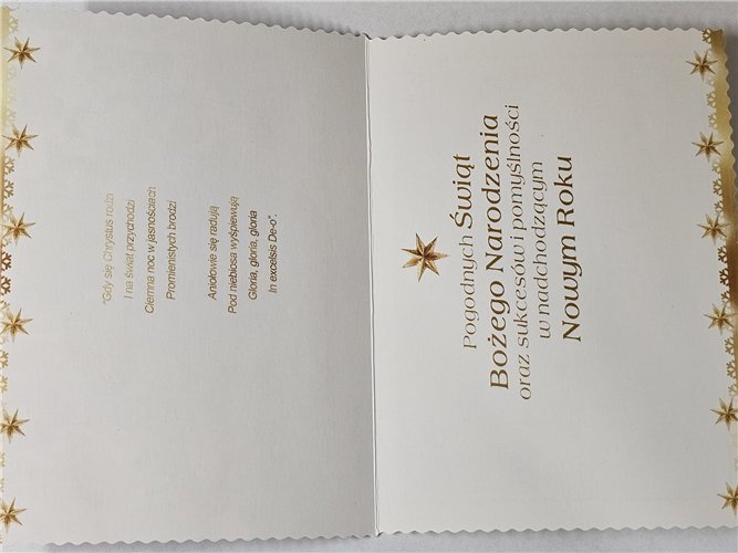 kartki z opłatkiem Bożego Narodzenia Boże Narodzenie  11,7 cm *16,5 cm 16753445478