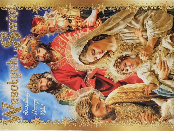 kartki z opłatkiem Bożego Narodzenia Boże Narodzenie  11,7 cm *16,5 cm 16753452725