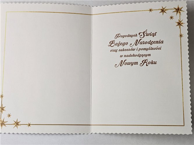 kartki z opłatkiem Bożego Narodzenia Boże Narodzenie  11,7 cm *16,5 cm 16824610341