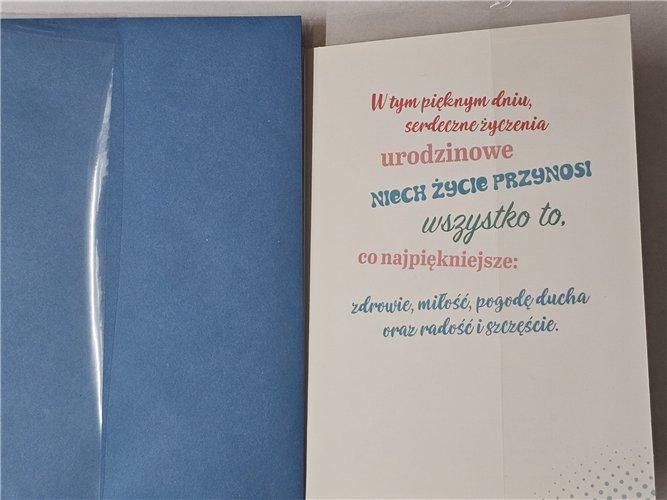 Kartki urodzinowe kartka urodzinowa karnet urodzinowy  11,7 cm *16,5  17055874516