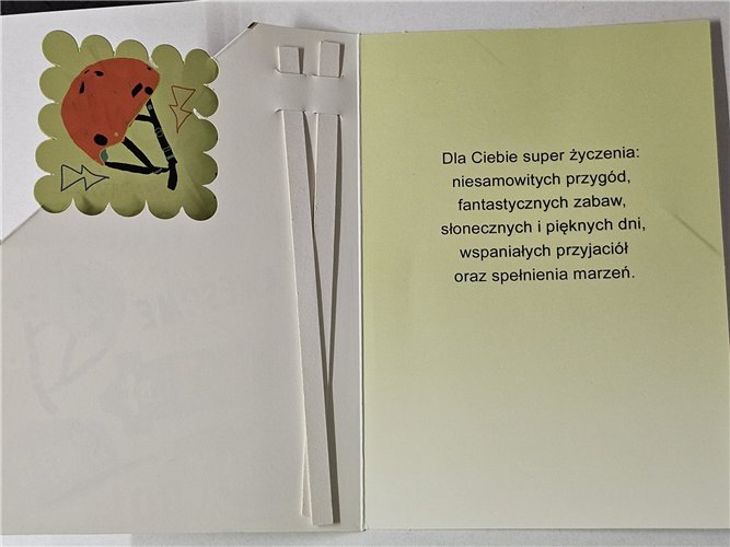 Kartki urodzinowe dla dziecka z wymienną cyferką  12 cm *17 cm 17055924095