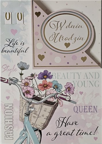 Kartki urodzinowe dla dziecka z wymienną cyferką  12 cm *17 cm 17055928550