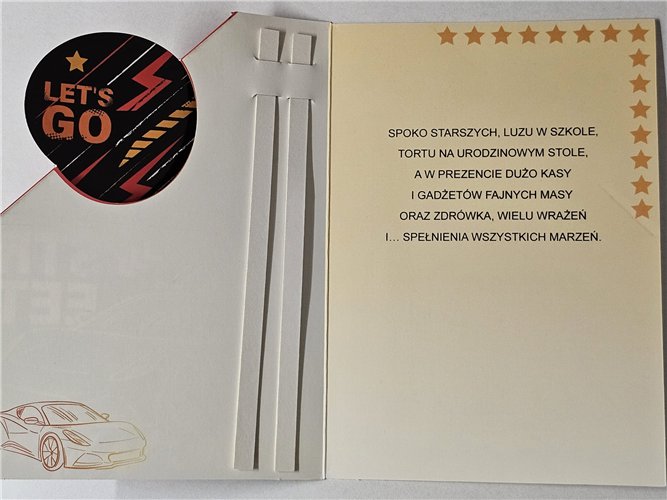 Kartki urodzinowe dla dziecka z wymienną cyferką  12 cm *17 cm 17055939797