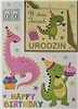 Kartki urodzinowe dla dziecka z wymienną cyferką  12 cm *17 cm 17055982547