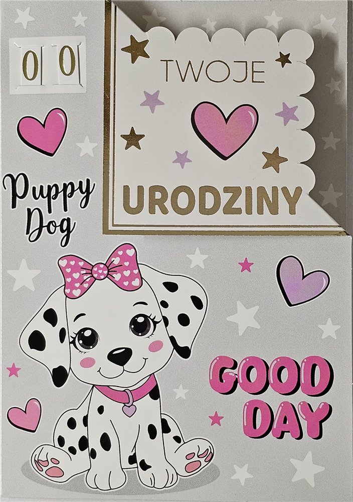 Kartki urodzinowe dla dziecka z wymienną cyferką  12 cm *17 cm 17055984859