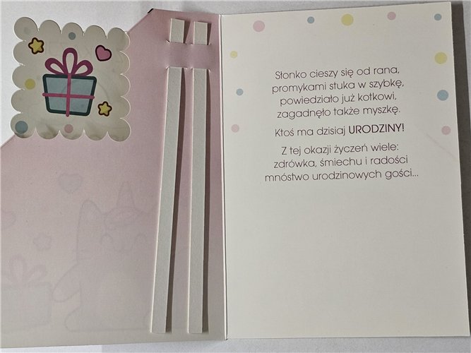Kartki urodzinowe dla dziecka z wymienną cyferką  12 cm *17 cm 17055997459