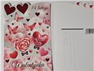 pocztówka na Walentynki na dzień zakochanych  10,5 cm *15,5 cm   17056003364