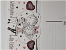 pocztówka na Walentynki na dzień zakochanych  10,5 cm *15,5 cm   17056004088