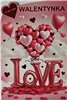 pocztówka na Walentynki na dzień zakochanych  10,5 cm *15,5 cm  17056007411