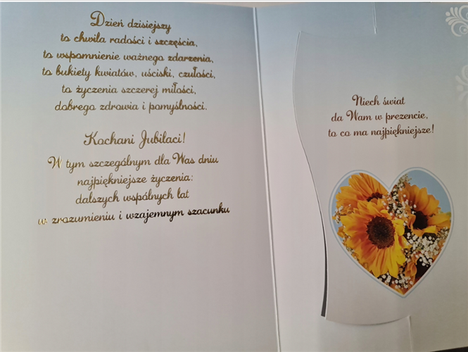 Kartki na rocznicę ślubu z wymiennymi cyframi   11,7 cm *16,50 cm 11794336954