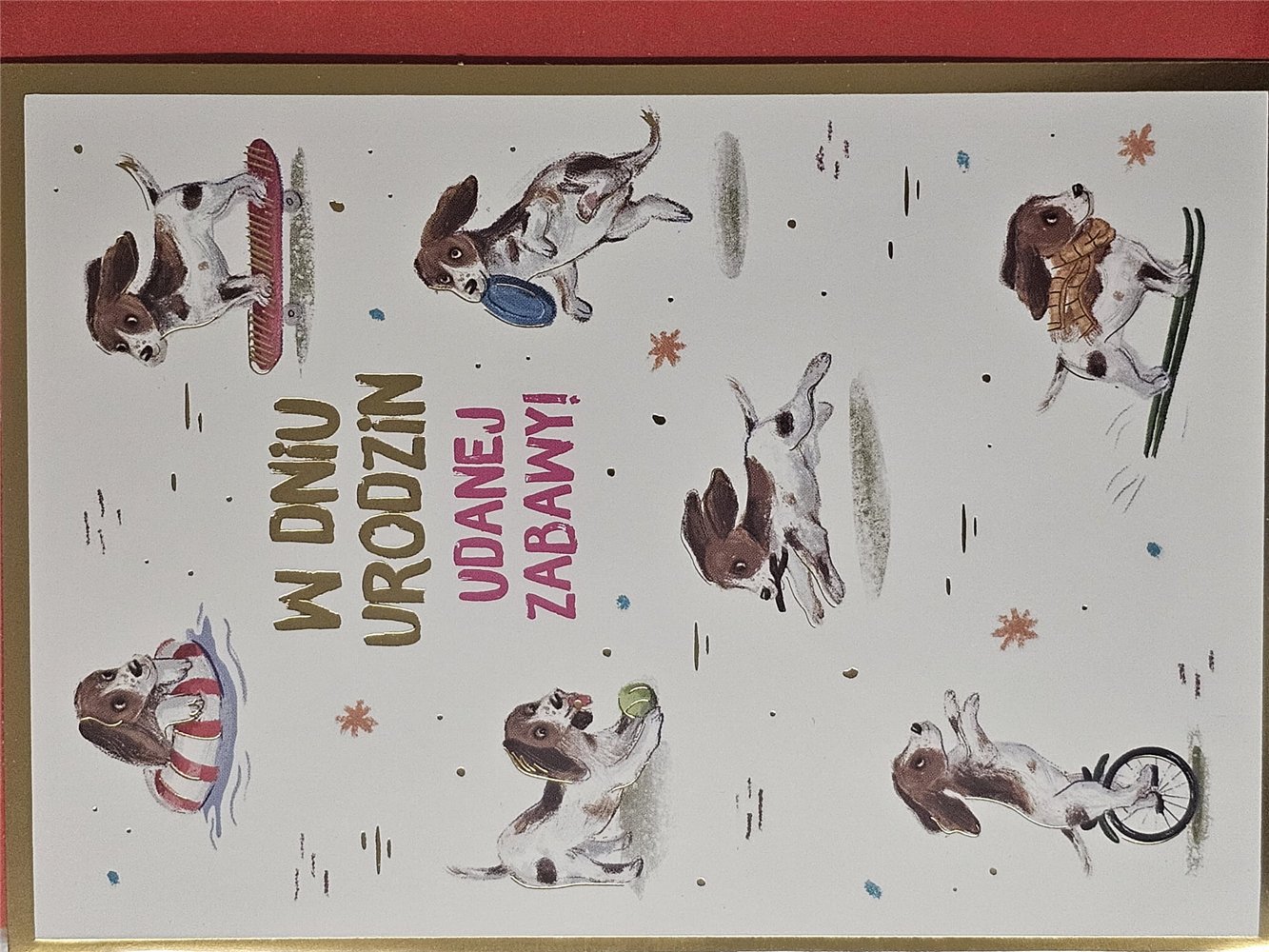 Kartki urodzinowe kartka urodzinowa WESOŁE Zabawna 11,7 cm *16,8 cm 17145489273