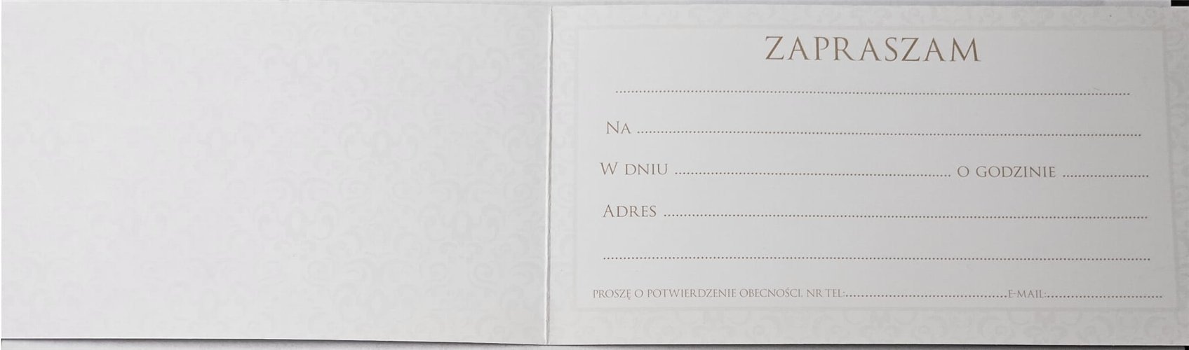 zaproszenia uniwersalne  9 cm *17 cm 17162046979