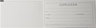 zaproszenia uniwersalne  9 cm *17 cm 17162055622