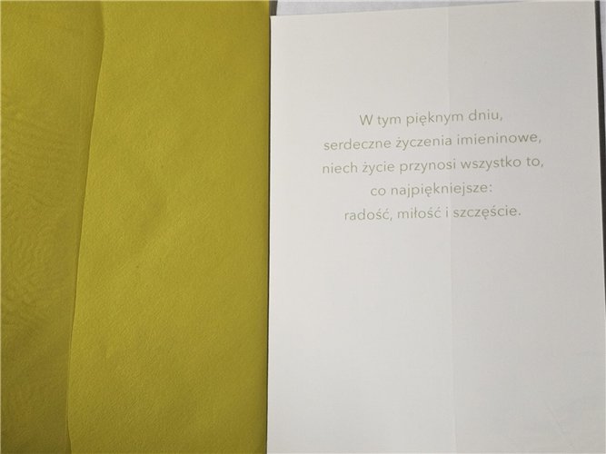 Kartki imieninowe Kartki na imieniny 11,7 cm *16,5 cm 17182260398