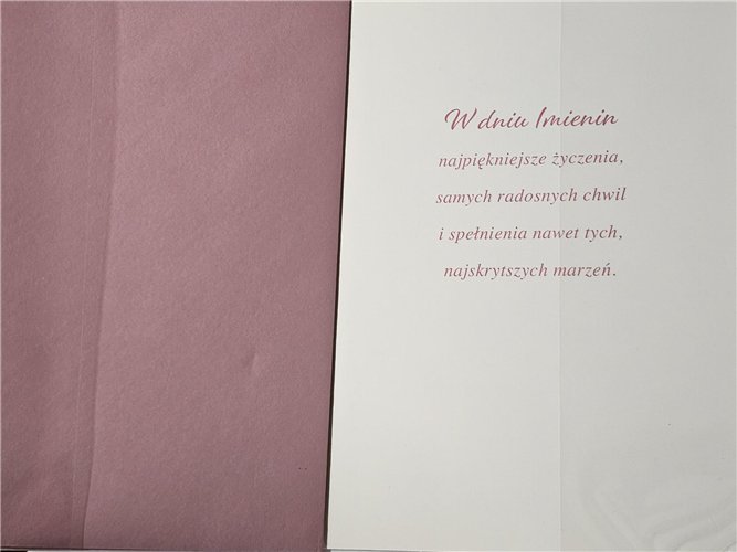Kartki imieninowe Kartki na imieniny 11,7 cm *16,5 cm 17182265309