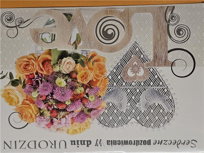 Kartki urodzinowe kartka urodzinowa karnet urodzinowy  11,7 cm *16,5 17182296713