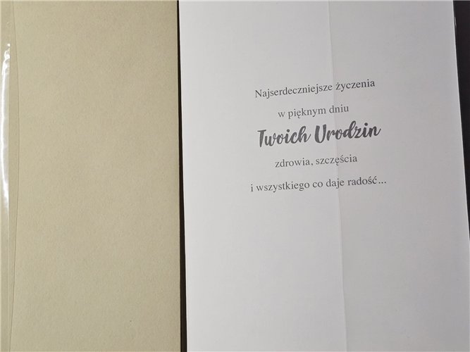Kartki urodzinowe kartka urodzinowa karnet urodzinowy  11,7 cm *16,5 17182305522