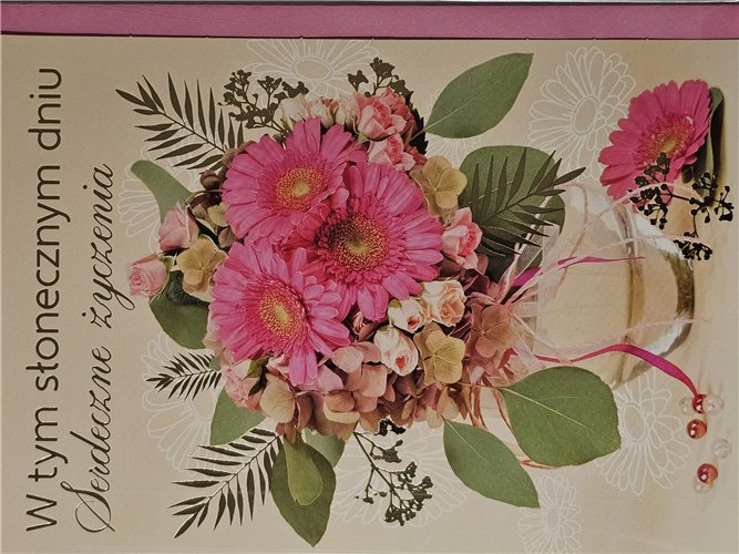 Kartki urodzinowe kartka urodzinowa karnet urodzinowy  11,7 cm *16,5  17182338355