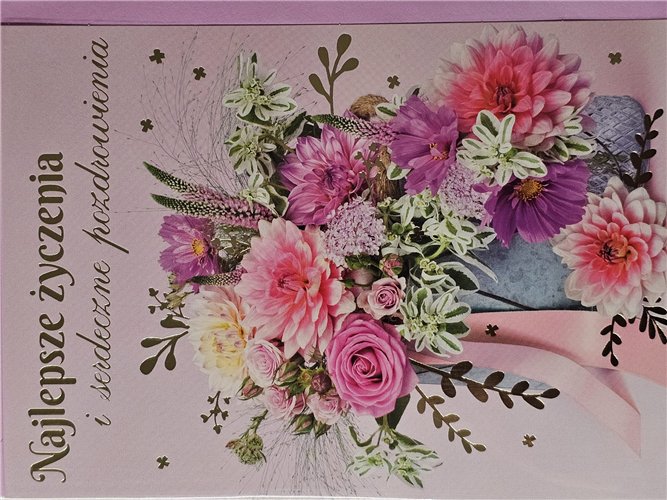 Kartki urodzinowe kartka urodzinowa karnet urodzinowy  11,7 cm *16,5  17182352007
