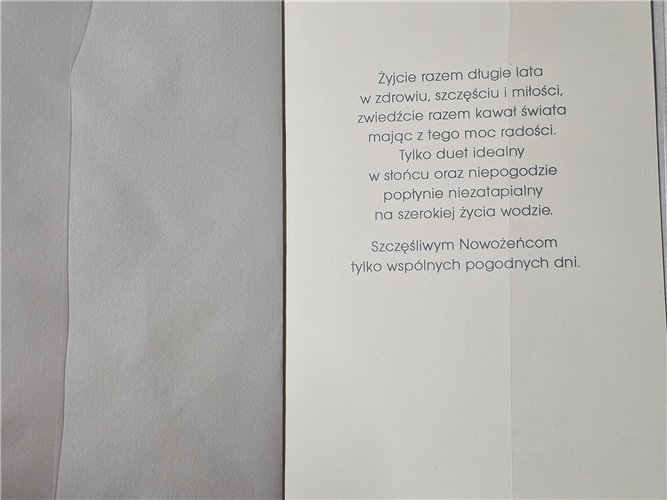 pamiątka na ślub, kartka na ślub, pocztówka ślubna 12 cm *16,5 cm  17182455643